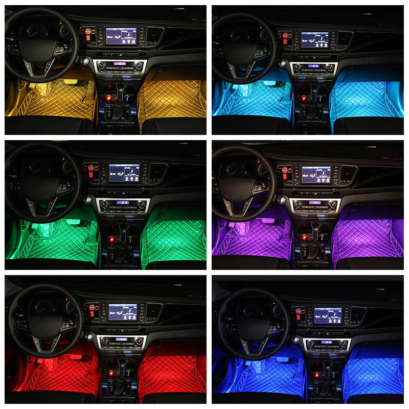 LED Auto Innen Fuss Streifen